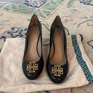 Tory Burch leather wedges